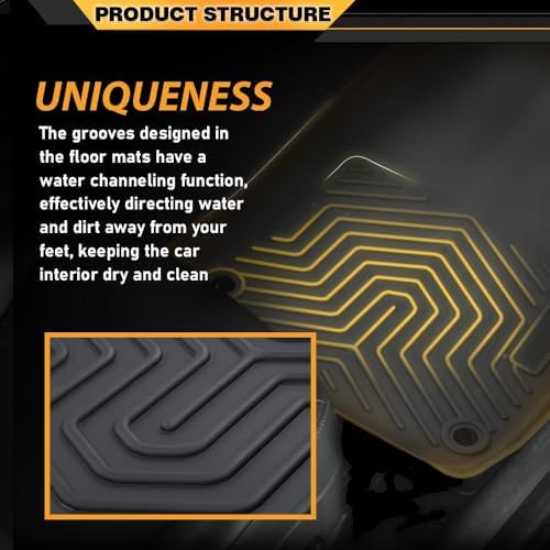 G-PLUS Floor Mats Fit Honda CR-V 2023-2025(Including Hybrid) 1st & 2nd Row - Image 6