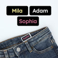 TeddyLabels - Clothing Labels for Nursing Home (60) – Self-Adhesive Name Tags for Clothes and Personal Items. Personalized Labels for Daycare, Nursing Homes, and Laundry Use - Black by Teddylabels