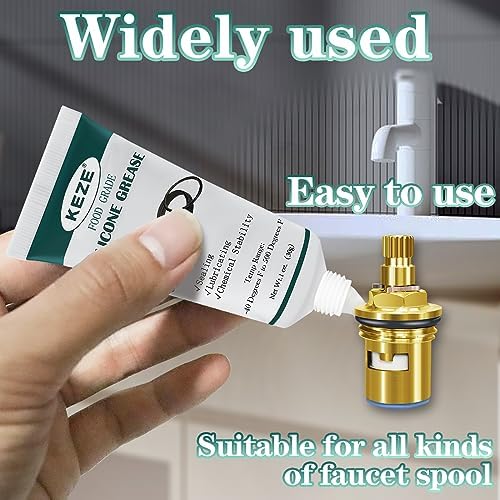 KEZE Waterproof Food Grade Silicone Lubricant Plumbers Grease for O Rings - Image 5