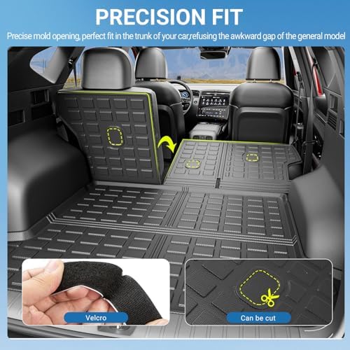 Xipoo Cargo Mats Backrest Mat Compatible with 2022-2026 Tucson - Image 2
