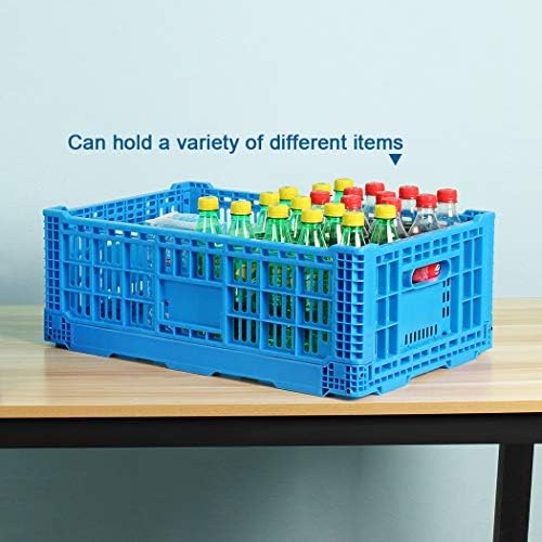 Collapsible Storage Bin Containe，52 Liter Transfer box,crate Transit storage of various items (23.6" L x 15.7" W x 8.6" H) - Image 3
