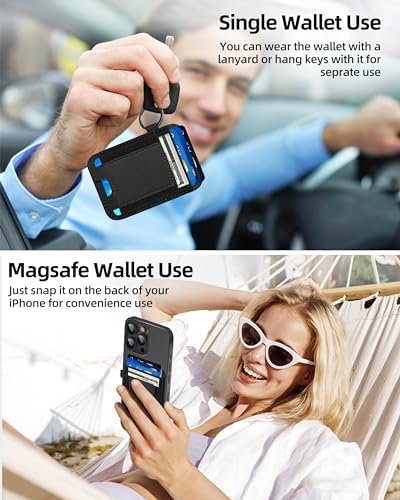 For Magsafe Wallet, 7 Card Holder, RFID Blocking, Strongest Magnet - Image 4