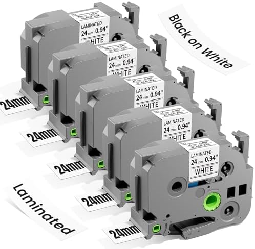 TZe-251 TZe251 Replacement for Brother P Touch TZe TZ Label Maker Tape 24mm by Labelife