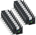 20-Pack TZe TZ Tape 12mm 0.47 Laminated Black on White TZe-231 TZe231 by Labelife