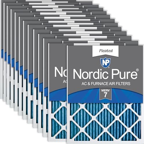 Nordic Pure 18x20x1 Pleated MERV 7 Air Filters 24 Pack by NordicPure