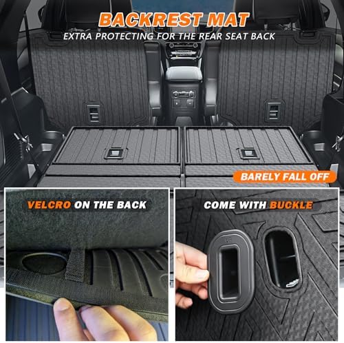 KUST Trunk Cargo Mat for Ford Explorer 2020-2026 Accessories (6 Seats Only) - Image 5
