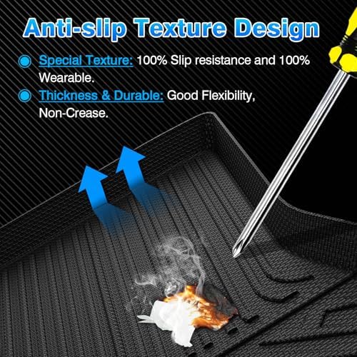 Civic Cargo Liner - Trunk Mat for Honda Civic 2006-2011, All Weather Cargo Mat for Civic Accessories, Heavy Duty Car Mats, Car Accessories - Image 4