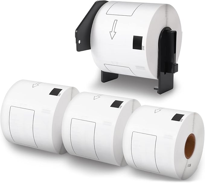 Replace for Brother DK-1202 Die-Cut White Paper Shipping Address Label for QL by LabelKINGDOM
