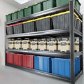 36" Deep Garage Shelving Heavy Duty, 4 Tier Garage Shelves, Adjustable Storage Shelving Unit, Commercial Metal Shelf for Warehouse, Pantry, School, Shop, 60" Wx36 Dx68 H, 2 Pack by PMKES