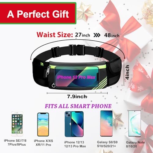 AIKENDO Slim Running Belt Fanny Pack Phone Holder Money Belt Women and Men - Image 2