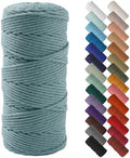 NOANTA Eucalyptus Macrame Cord 3mm x 109yards, Cotton Rope Macrame Yarn by NOANTA