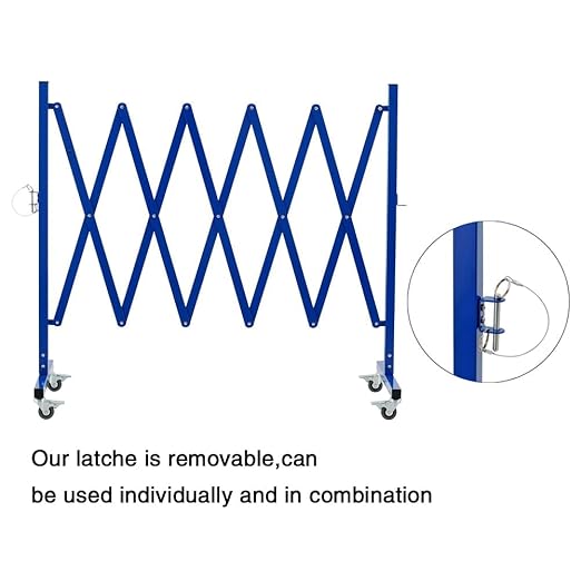 GYMTIME Expandable Metal Barricade, Portable Safety Barrier - Image 3