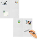 Whiteboard with Adhesive for Tile Wall, Small 8X8 Writing Board, 8 Pack by MagneticPictureFrameandMagneticLabels