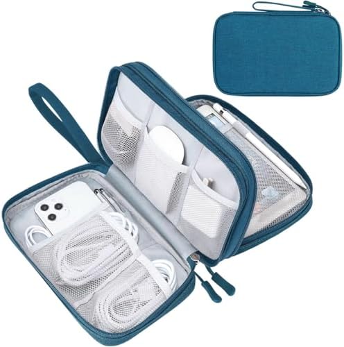 FYY Electronic Organizer, Travel Tech Pouch Bag, Large, Dark Green by FYY