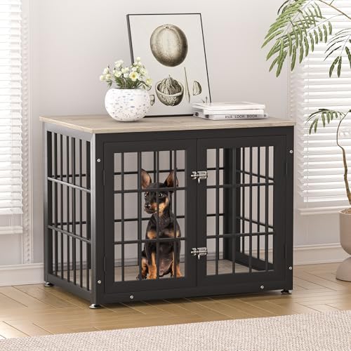 rehomerance 32" Heavy Duty Dog Crate Furniture for Small and Medium Dogs - Image 2