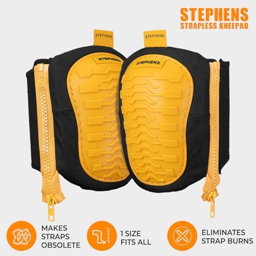 Strapless Knee Pads for Construction | Heavy-Duty Non-Slip Work Knee Pads - Image 5