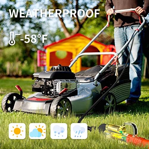 POWGRN 250 FT 12/3 Gauge Indoor/Outdoor Extension Cord Waterproof, Orange - Image 7