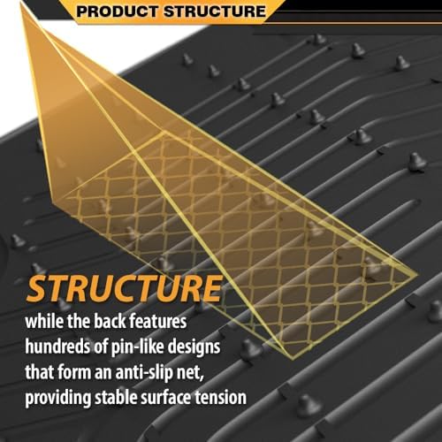 G-PLUS TPE Floor Mats Fit Honda HR-V 2016-2022,1st & 2nd Row - Image 5