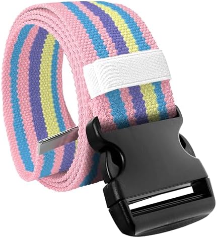 EMS XTRM Gait Belts for Seniors, Belt to Lift Elderly Standing Assist Aid Quick Release Buckle for Caregivers, Nurses, Home Health Aides, Physical Therapists (Plastic Buckle - Pastel) by EMSXTRM