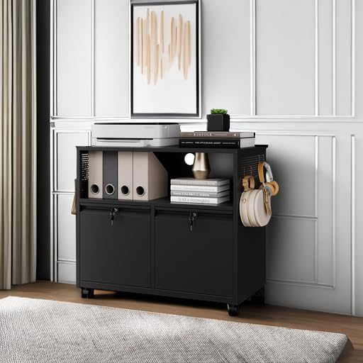 Letaya Mobile 2 Drawer File Cabinet - Image 6