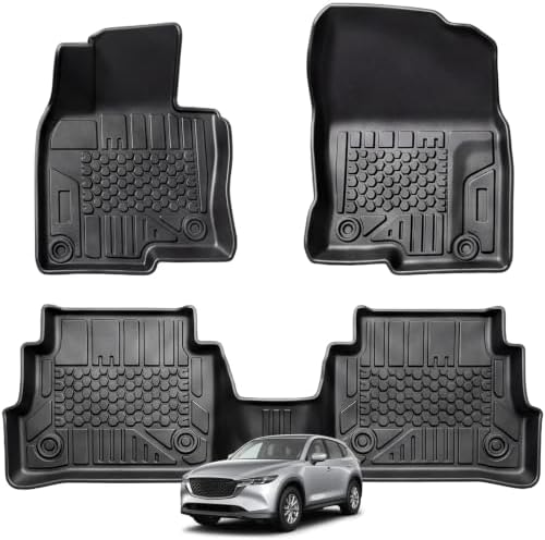 Floor Liner for 2017-2025 Mazda CX-5 All Weather TPE Car Mats by MOOREVER