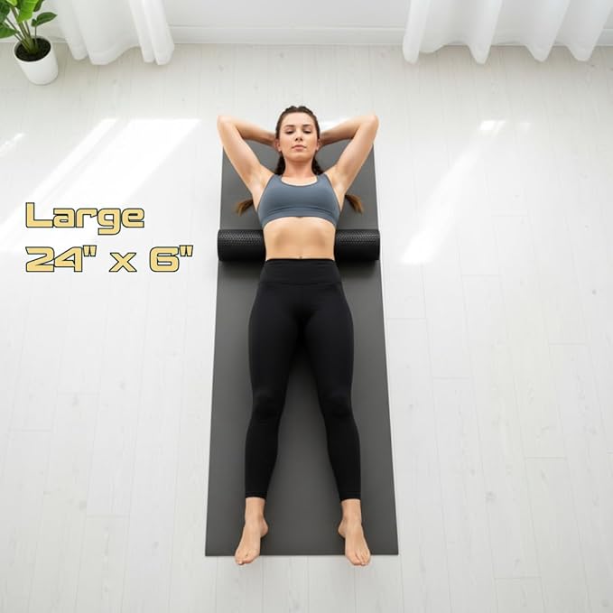 Fitizen Foam Roller – Muscle Massage Rehab Stiff Back Pain Physical Therapy - Image 6
