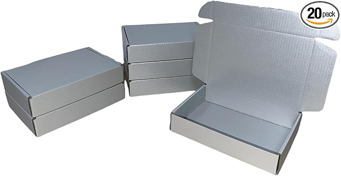 20 Pcs 14.2 x 9.4 x 3.2 inches Shipping Boxes by Unknown