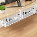 Cable Management Tray, 15.75" Under Desk Cable Management No Drill by GZOKMOG