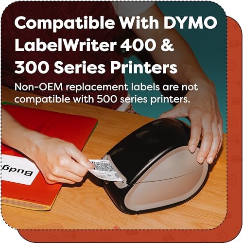 Replacement for DYMO 30332 (12 Rolls, 9000 Labels) - 1" X 1" Direct Thermal - Image 5