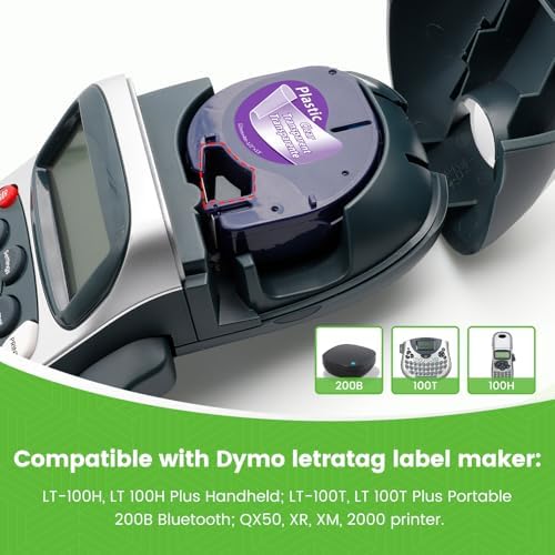 Compatible with DYMO LetraTag Clear Label Maker Tape Refills 16952 Plastic - Image 2