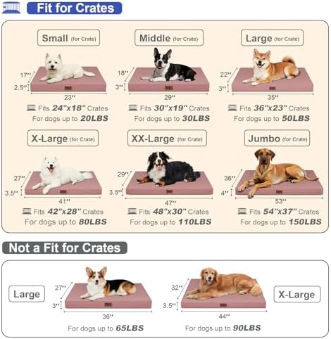 Jumbo Waterproof Orthopedic Dog Bed for Extra Large Dogs - Image 6