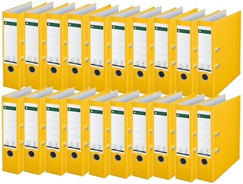 Leitz 101015 Ring Binder Yellow by Leitz