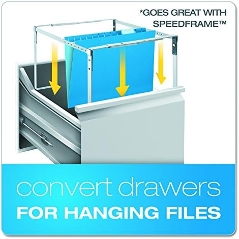Pendaflex Reinforced Hanging File Folders, Letter Size, Navy, 1/5 Cut, 25/BX (4152 1/5 NAV) (Pack of 10) - Image 7