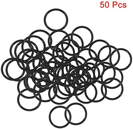 uxcell 50pcs 10x8x1mm Nitrile Rubber O-Rings Metric Sealing Gasket - Image 2
