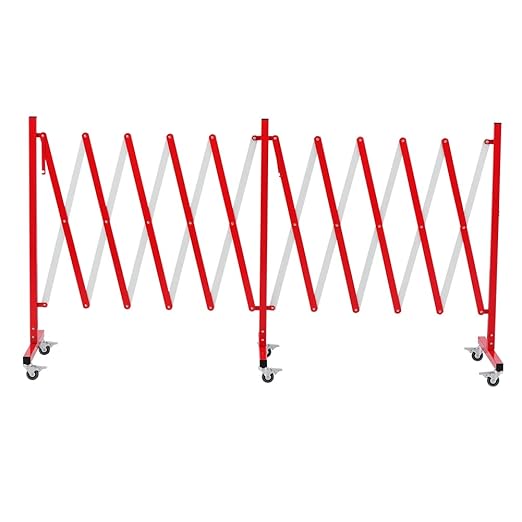 GYMTIME Industrial Expandable Metal Barricade, 16 Feet, Easily Assembled Safety - Image 8