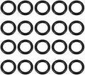 uxcell Nitrile Rubber O-Rings 26mm OD 19mm ID 3.5mm Width, Metric Nitrile Rubber Sealing Gasket for Automotive Machine Plumbing, Pack of 20 by uxcell