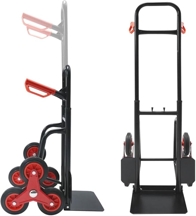 Folding Stair Climbing Dolly, 330 Lb Capacity Manual Truck Heavy-Duty Stair by Unknown