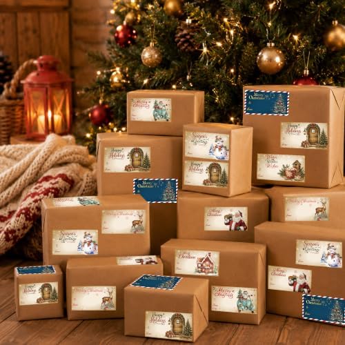 Christmas Gift Tags - 500 PCS Gift Tags Stickers for Christmas Presents - Image 6