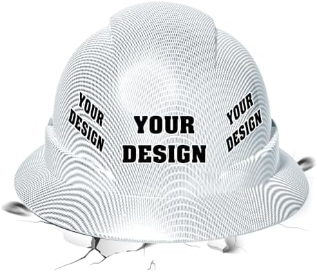 Safety Hard Hat Customize Logo Protective Head Outdoor Work Hat (Pattern 5) by YOWESHOP