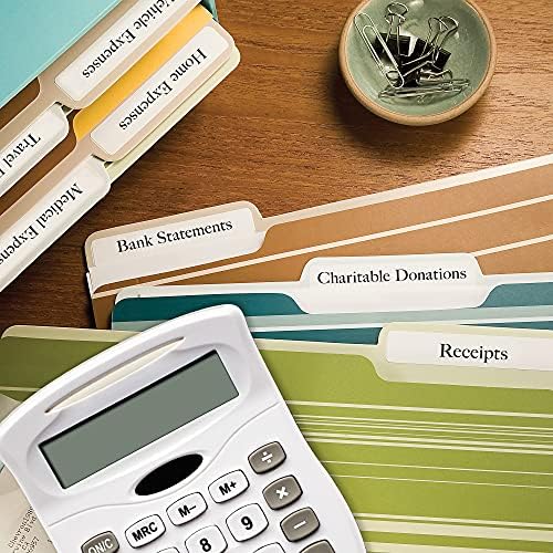Avery File Folder Labels with TrueBlock Technology, Permanent Adhesive, 2/3" x 3-7/16", Laser/Inkjet, 150 Labels (08593) - Image 2