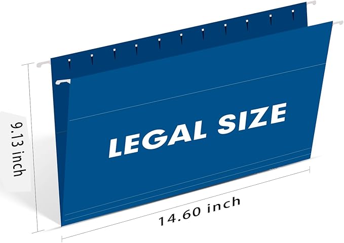 Hanging File Folders, RAZCC 60 Pack Reinforced Hanging Folders Legal Size - Image 2