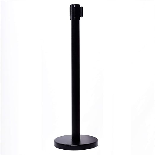 VIP Crowd Control Retractable Belt Stanchion Queue Safety Barrier Set - Image 5