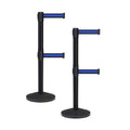 Crowd Control Warehouse CCW Series RBB-100D Set of 2 Stanchion Retractable Belt by Crowd+Control+Warehouse