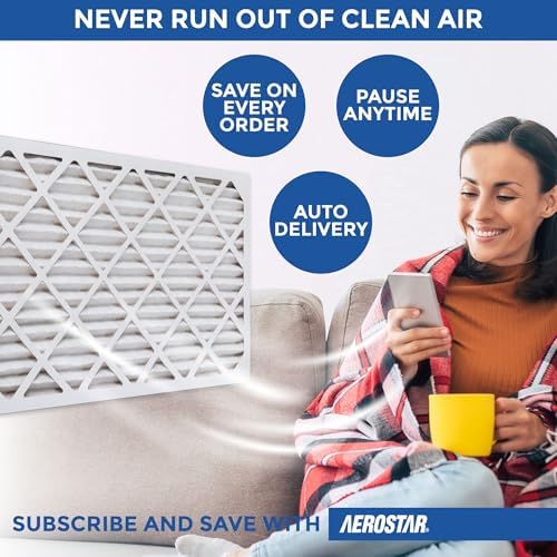 Aerostar Air Filter 20x25x4 MERV 13 AC Filter, HVAC, Furnace Filter, 2 Pack - Image 4
