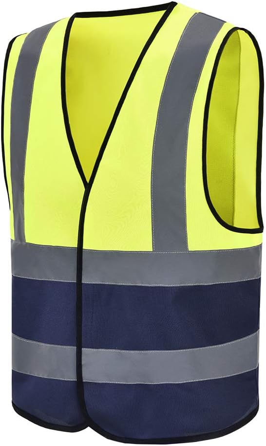 AYKRM 12 colour High visibility viz vest hi vis viz reflective work - Image 2
