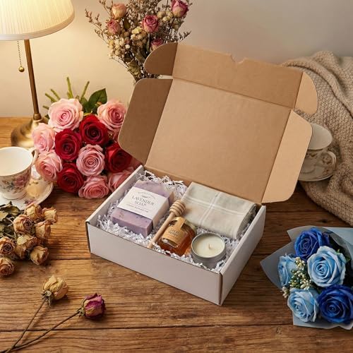 RLAVBL 30 Pack 9x6x2 Shipping Boxes, White Corrugated Cardboard Mailer Box - Image 4