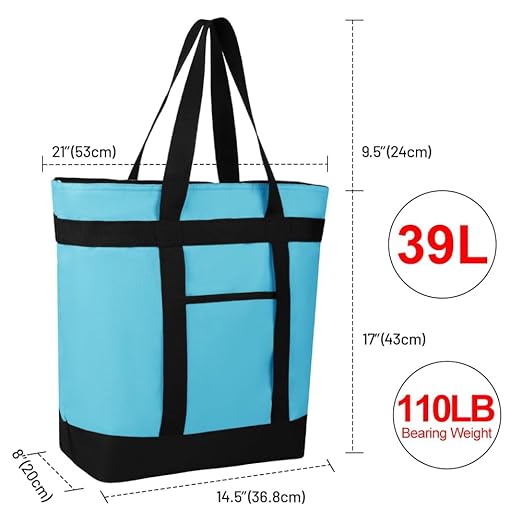 2Pk Insulated Reusable Tote Bag - Image 2