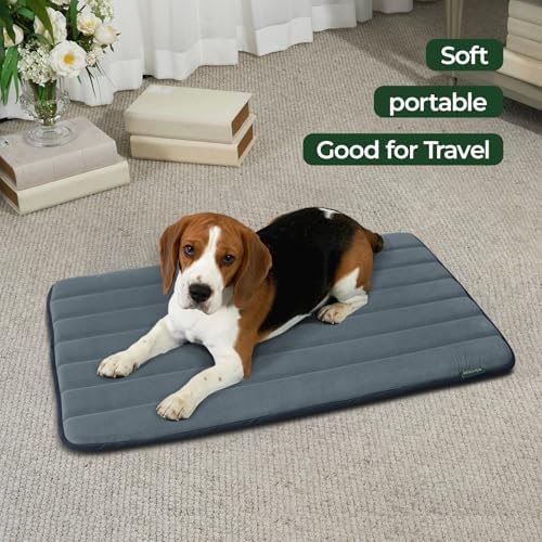 BALANCE Dog Crate Pad, Dog Foam Crate Mat Kennel Pad, Washable Water-Resistant Pet Bed Flat Dogs Cage Mat for Large Dogs, 2 Packs - Image 2