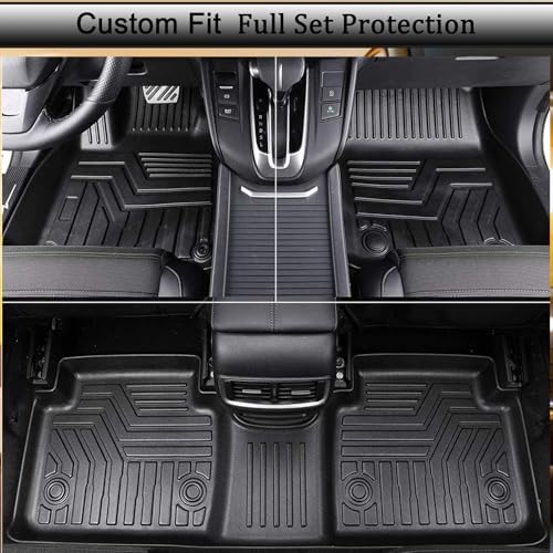 Aiqiying All Weather TPE Floor Mats Custom-fit for Honda CRV 2017-2022 - Image 4