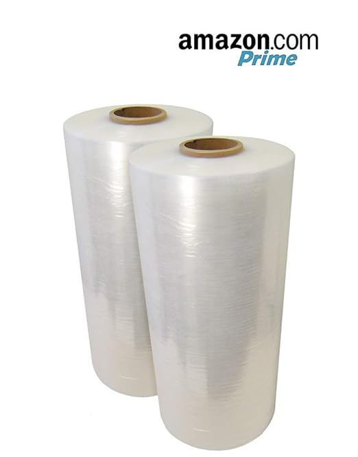 APQ 4 rolls of Cast Hand Stretch Film 15" x 1500'. Hand Stretch Wrap, 80 Gauge - Image 5